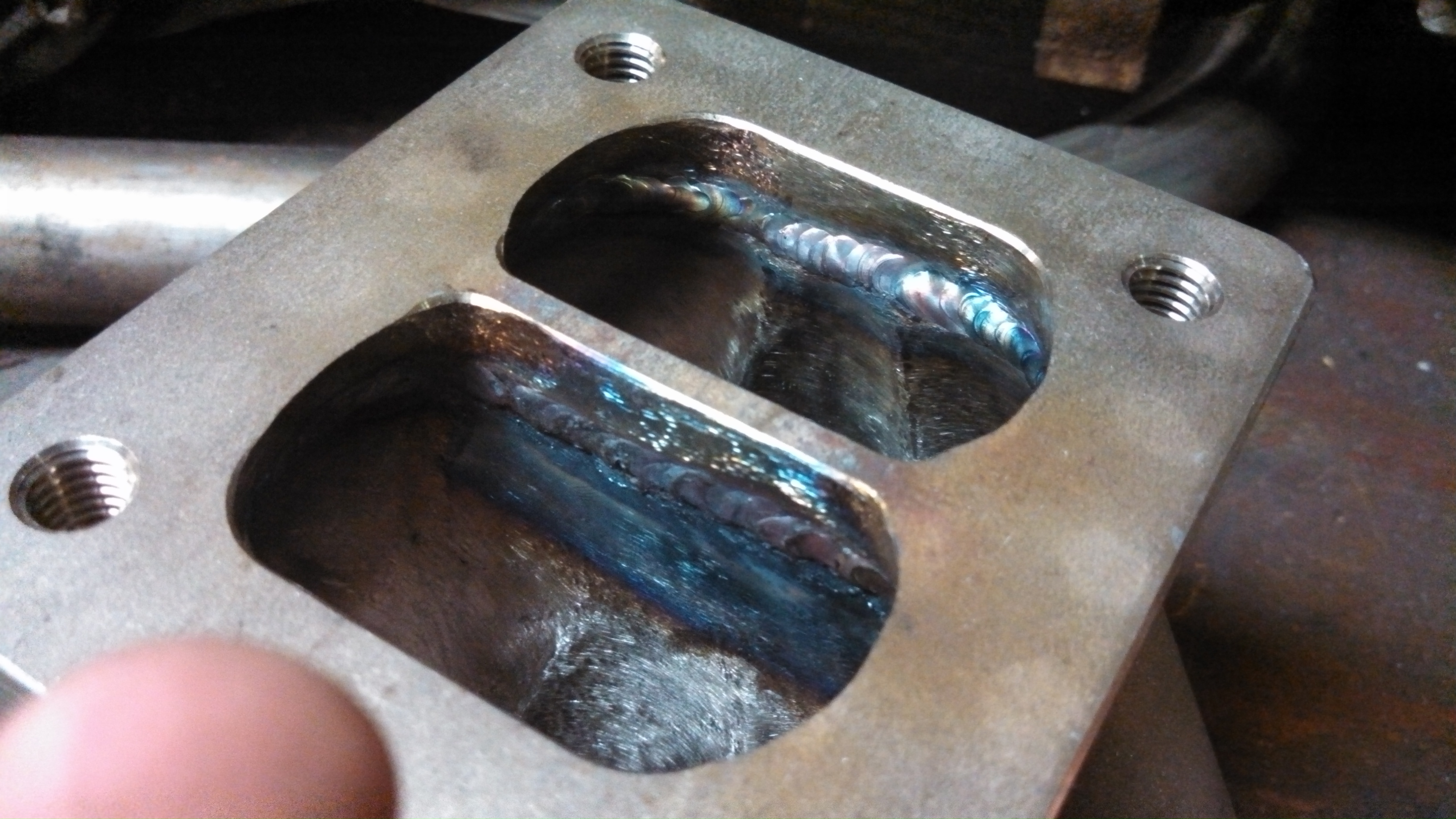 t4 flange to inner collector welded2.jpg