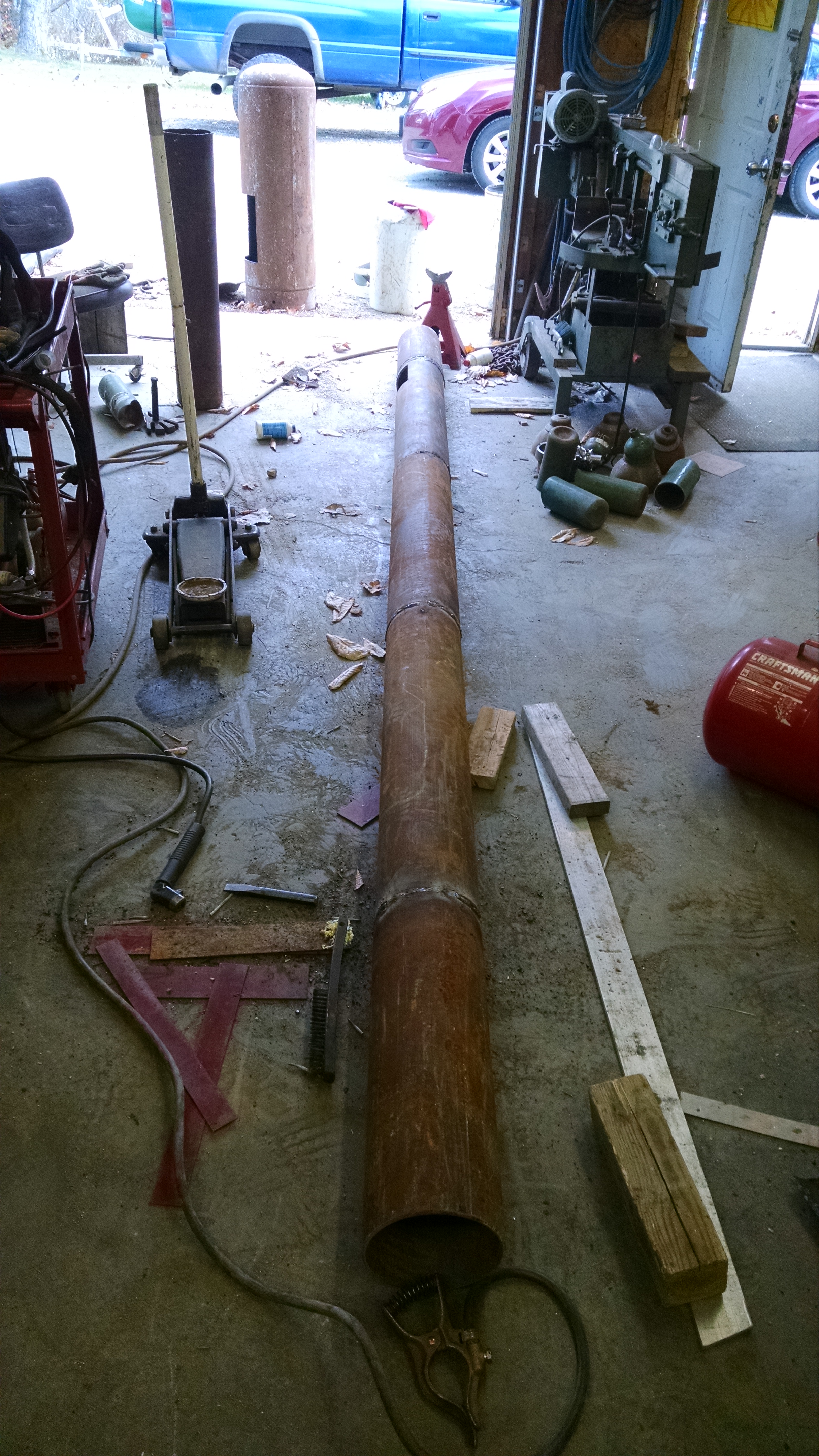 Don't judge the welds,  I'm a tig welder not a stick welder