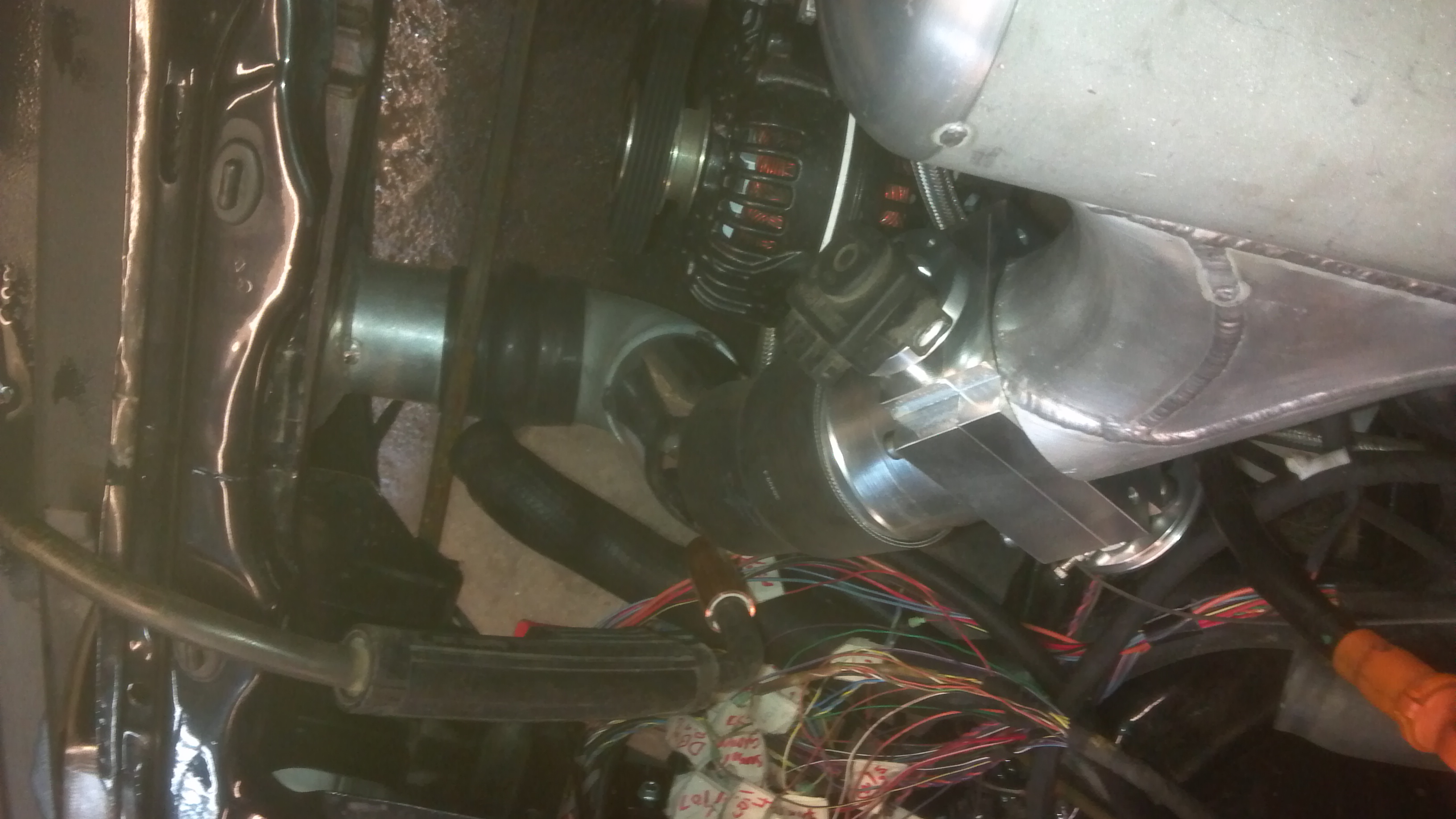 Drivers side boost piping (3 inch)