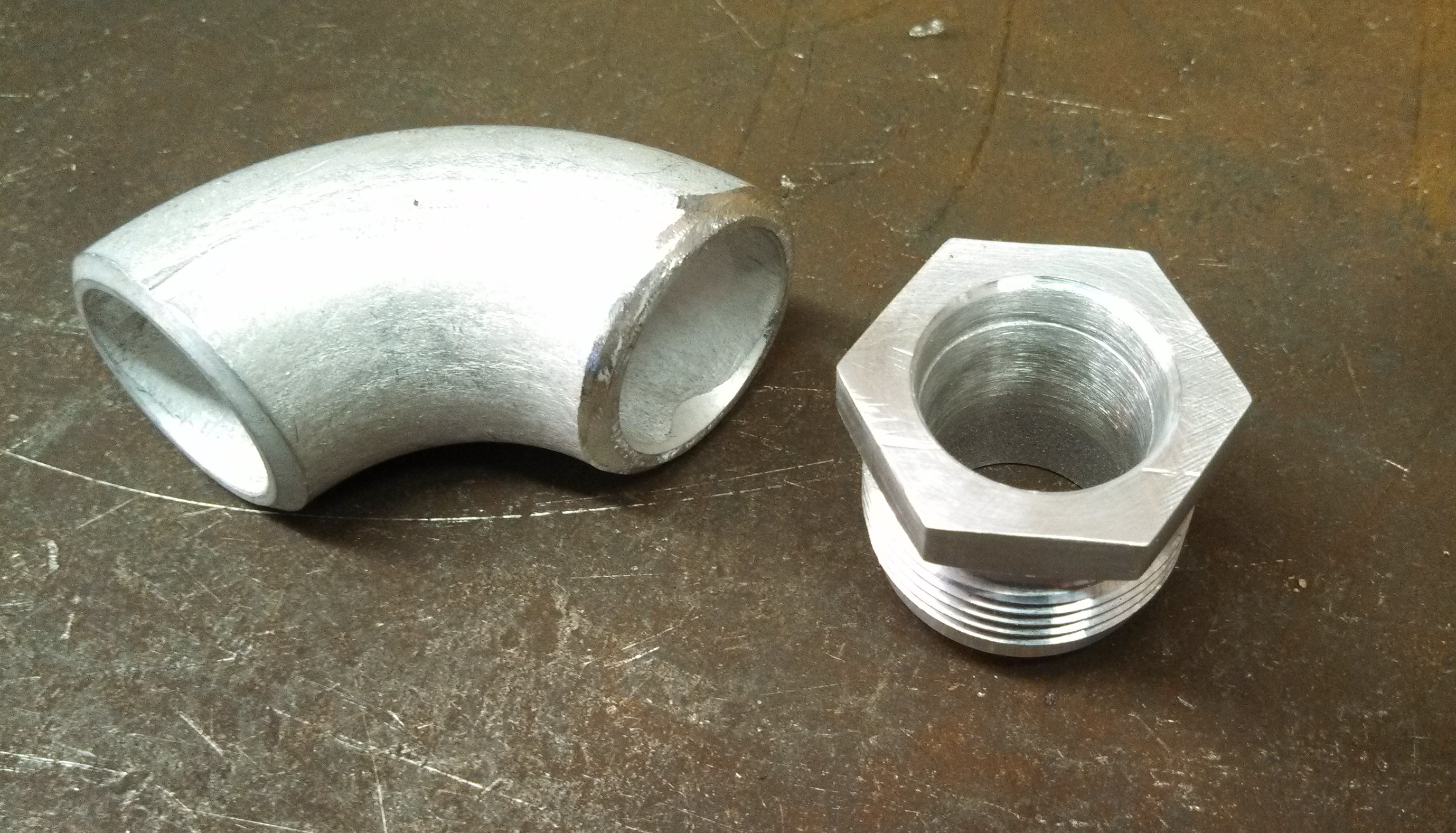 16an turbo oil drain and elbow to pan.jpg